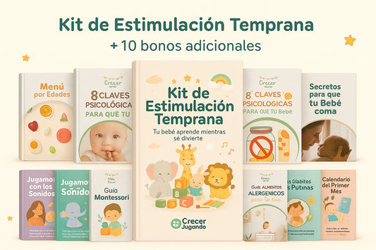 Kit de Estimulación Temprana 0 a 3 años – Juega, Aprende y Crece 💖👶🏼